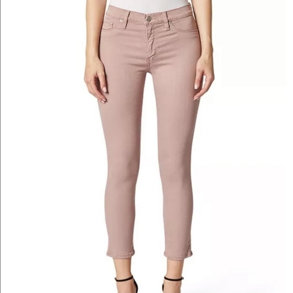Hudson Jeans Nico Ankle Skinny Dusty Rose Mauve 28 NWT - Picture 2 of 12